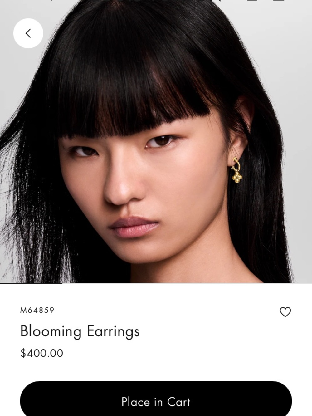 Louis Vuitton Blooming Earrings NWT - Picture 4 of 7